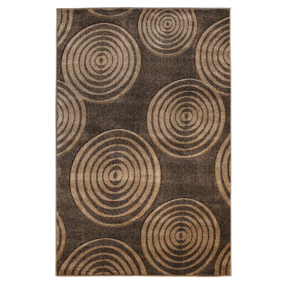 Milan Felix Brown & Beige 5x7.6, Rug. Picture 2