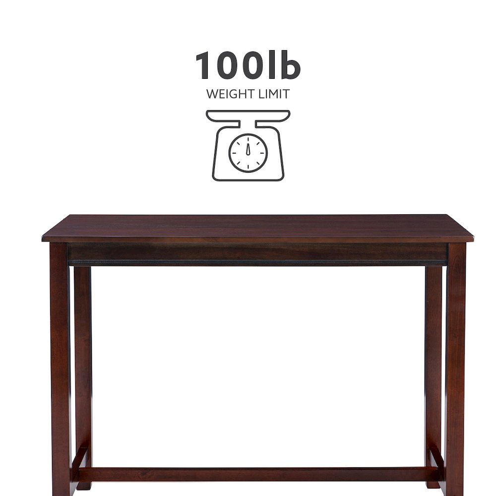 Claridge Counter Pub Table Brown. Picture 12