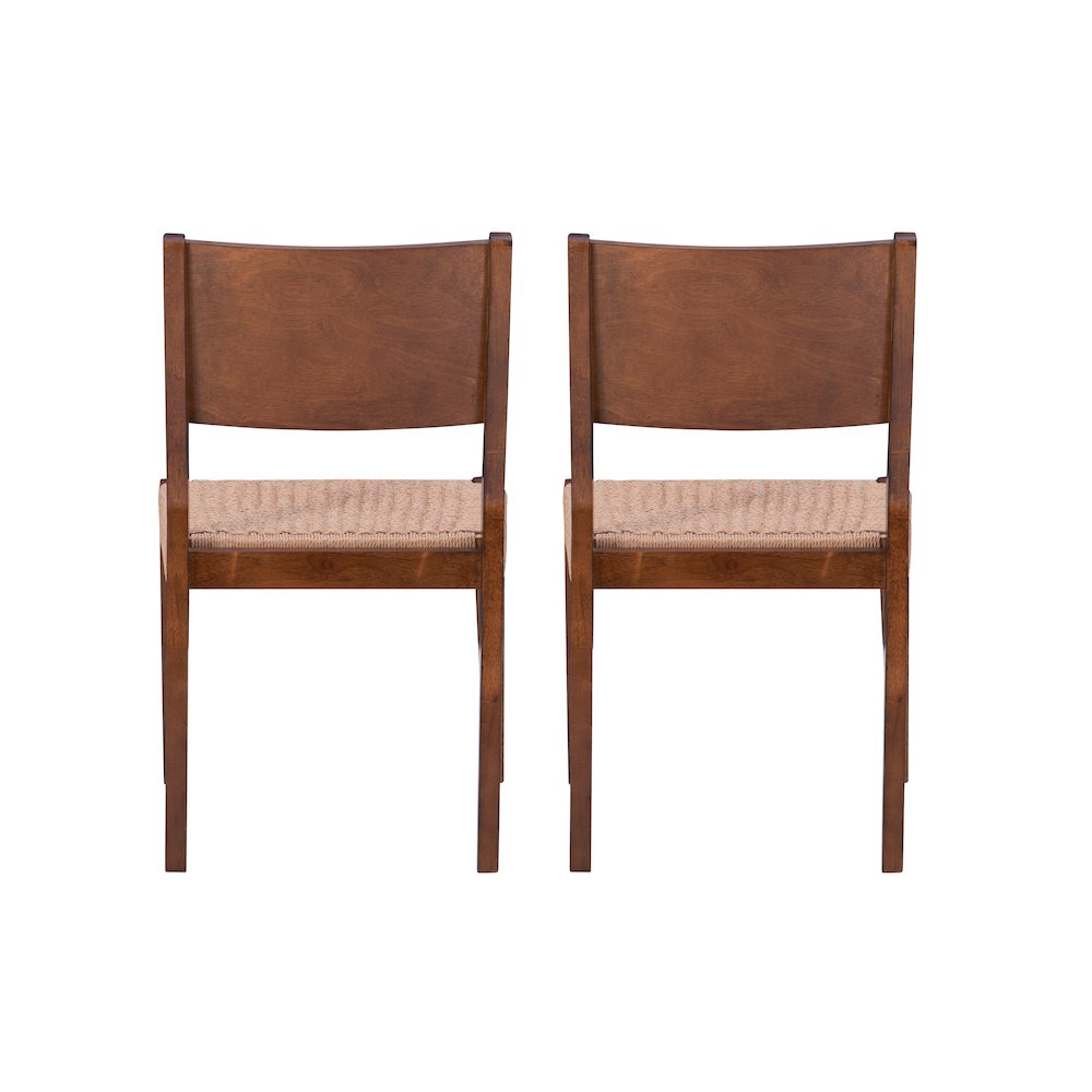 Cadence Dining Chair Brown Set Of 2. Picture 8