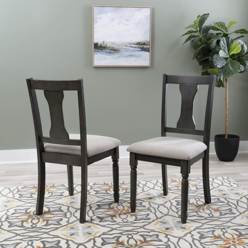 Willow Grey Side Chair. Picture 2