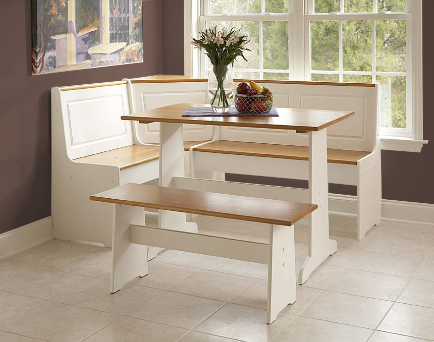 Ardmore Nook White With Pine Accents. Picture 2