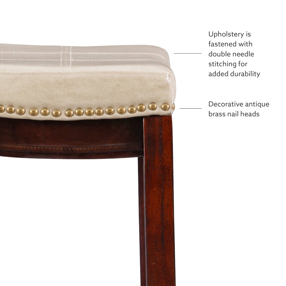 Claridge Beige Barstool. Picture 11