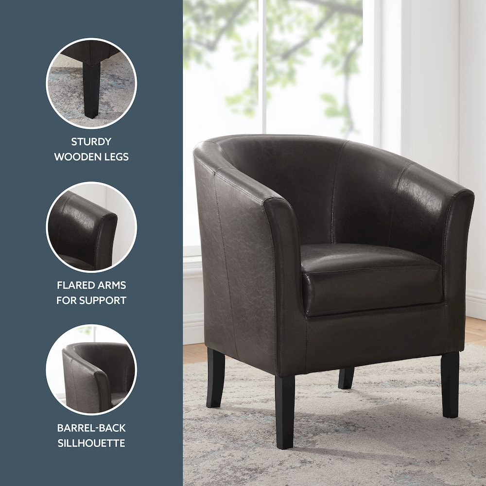 Simon Brown Club Chair. Picture 8