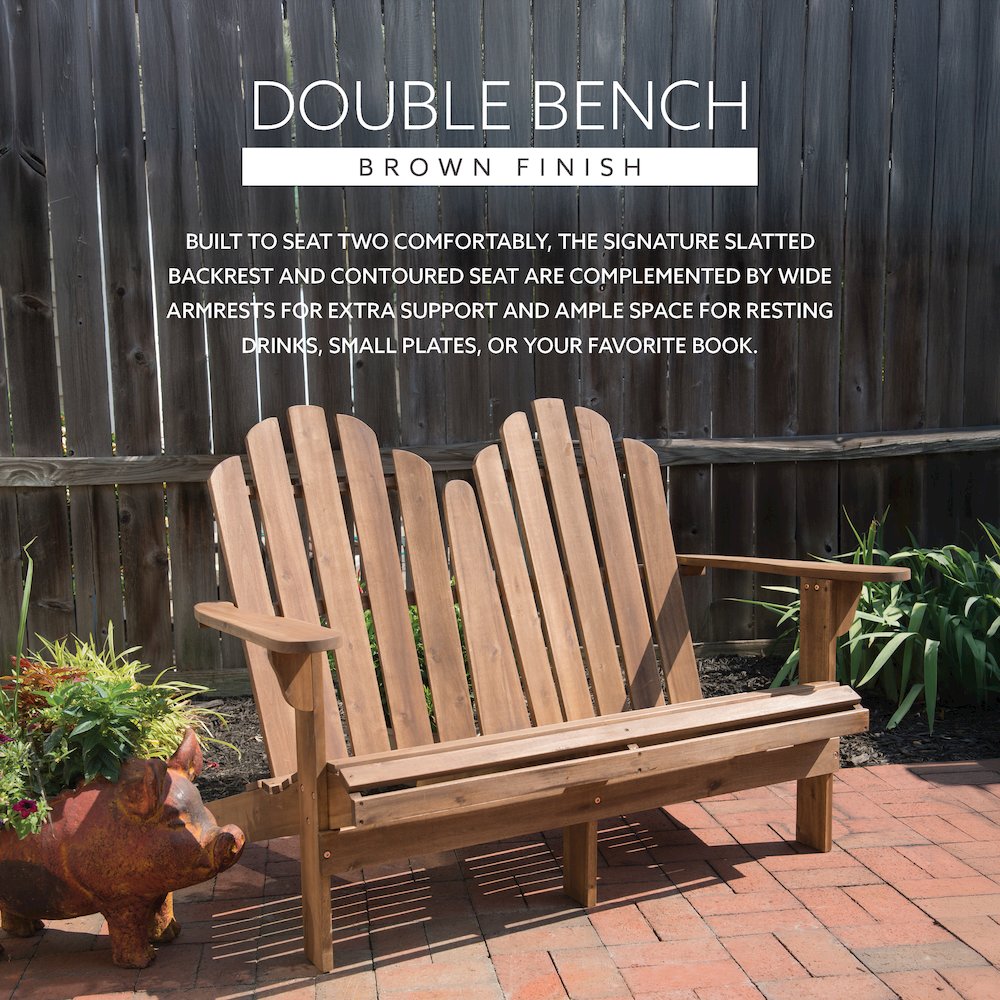 Adirondack Double Bench. Picture 10