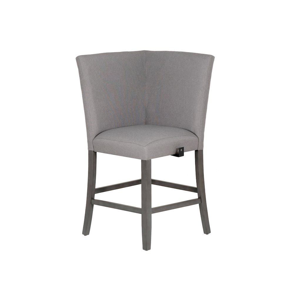 Spiva Counter Corner Seat Grey. Picture 3