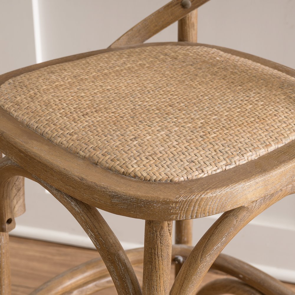 Roxy 24.5 In Gray Wash Counter Stool. Picture 4