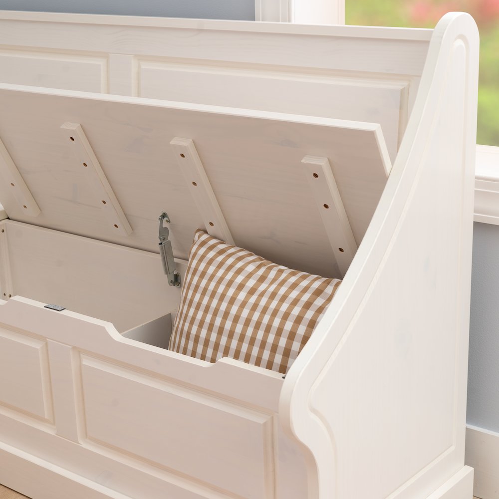 Tobin Corner Breakfast Nook, White. Picture 6