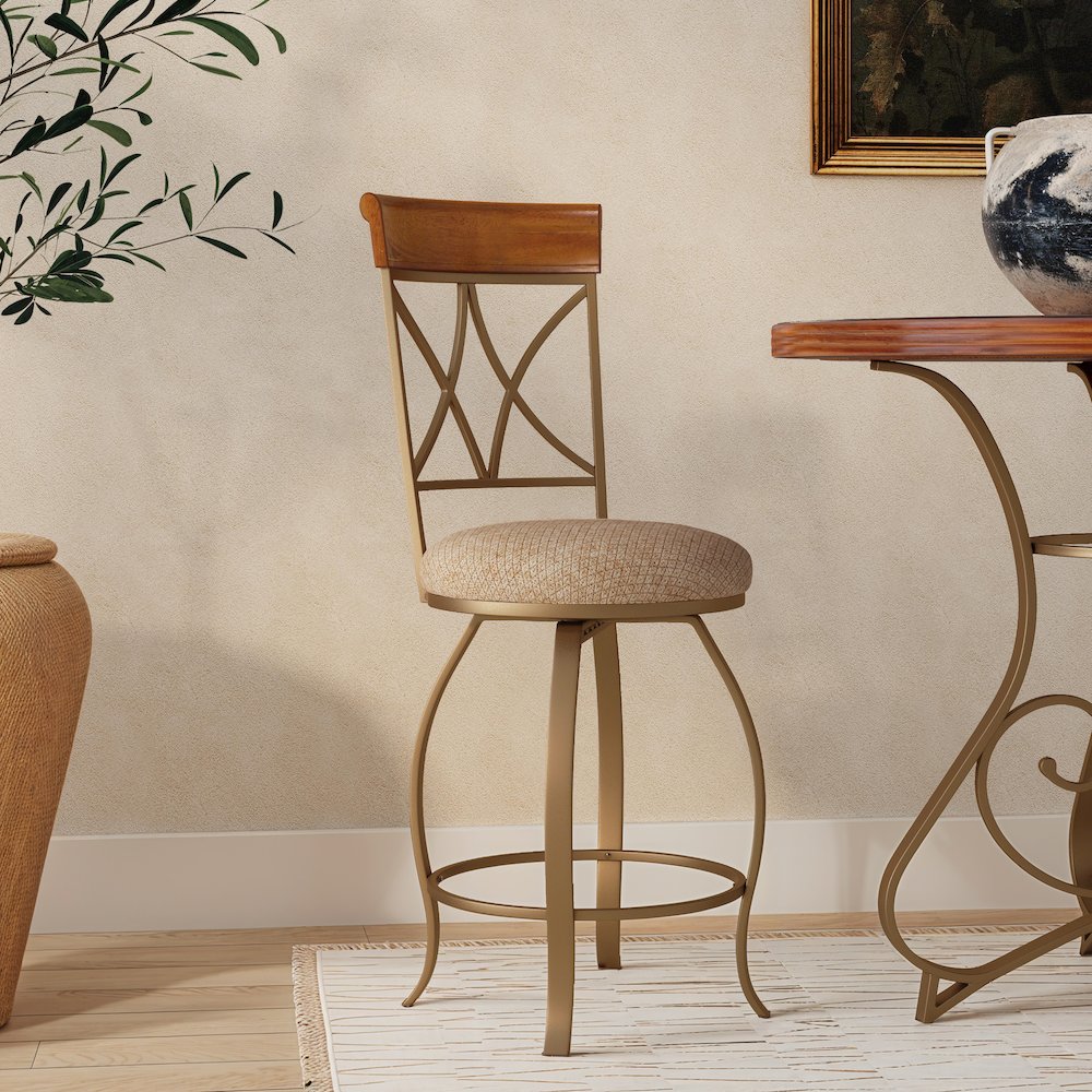 Hamilton Swivel Counter Stool. Picture 5