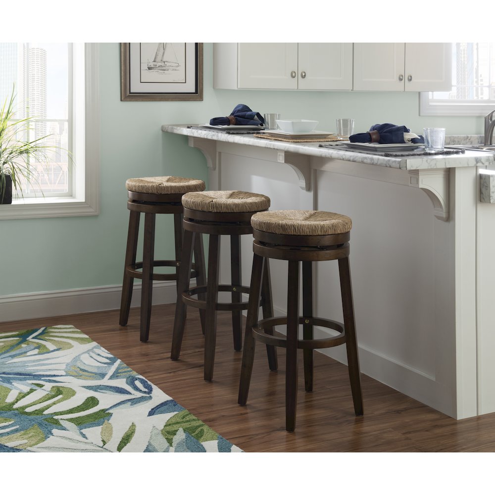 Morgan 31 in Barstool Walnut. Picture 2