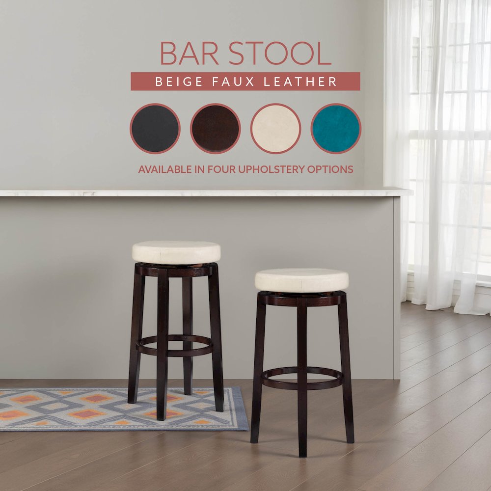 Maya Rice 29 Inches Bar Stool. Picture 15