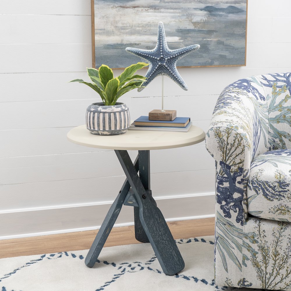 Omar Side Table Blue. Picture 2