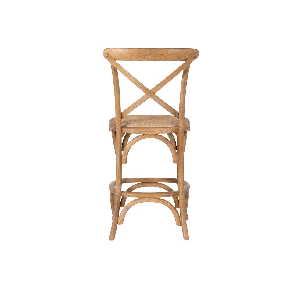 Roxy 24.5 In Gray Wash Counter Stool. Picture 9