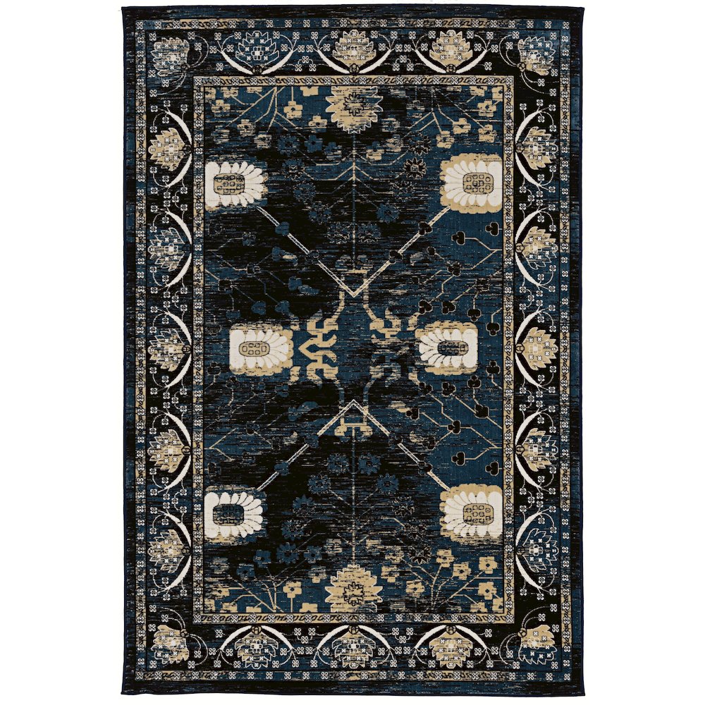 Vintage Collection  Zeigler  Navy   2x3 Rug. Picture 1