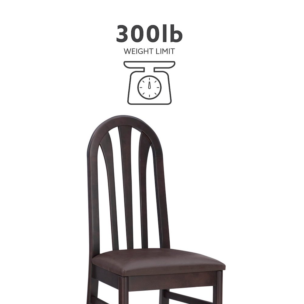 Jesper Side Chair Brown Set Of 2. Picture 14