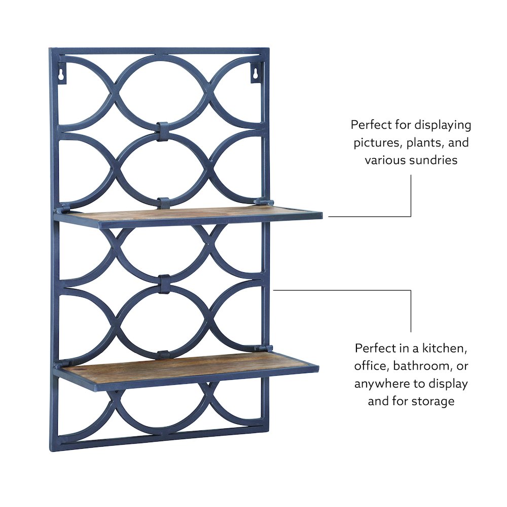Willem Wall Shelves Nickel. Picture 9