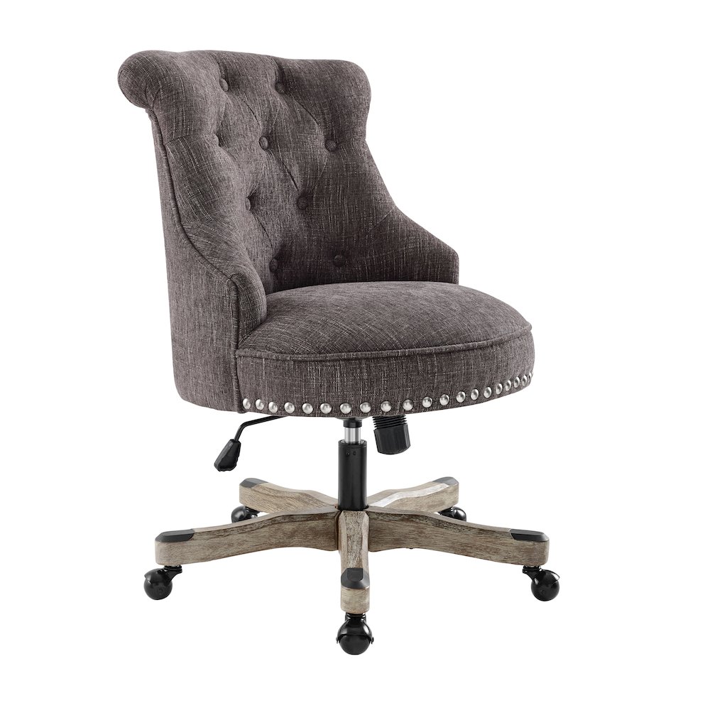 Sinclair Office Chair, Charcoal Gray. Picture 6