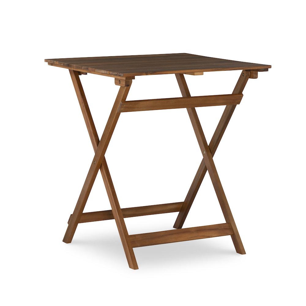 Rockport Brown Three Piece Square Table Set. Picture 12