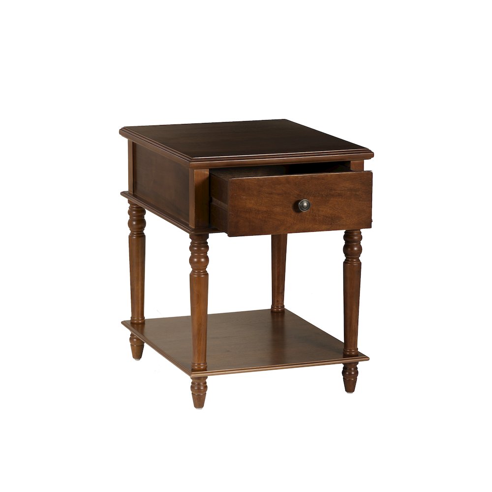 McGhie Side Table Hazelnut. Picture 1