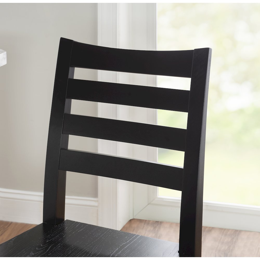 Flynn Counter Stool Black Set Of 2. Picture 5