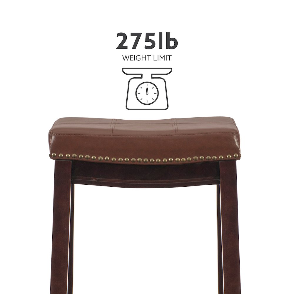 Claridge Cognac Bar Stool. Picture 13
