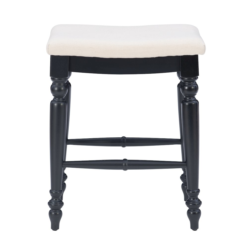 Marino Black Backless Counter Stool. Picture 8