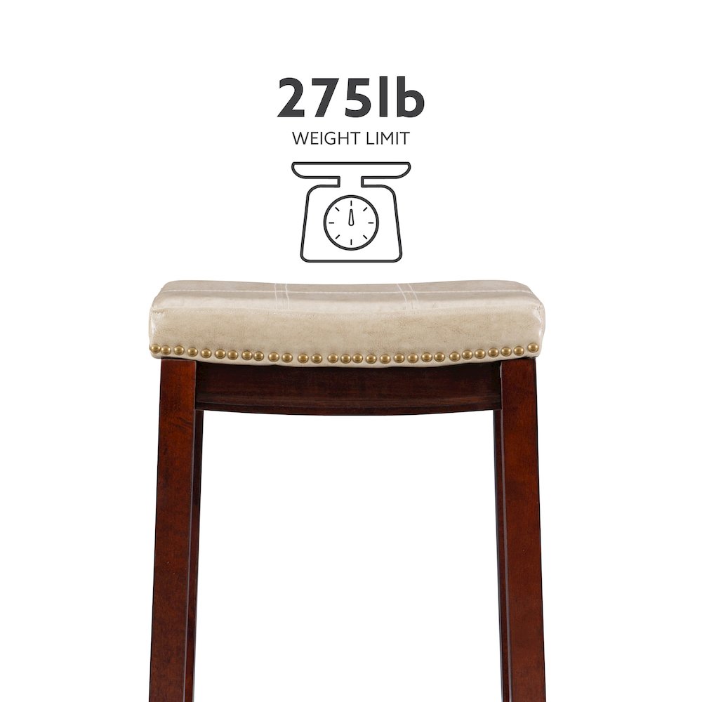 Claridge Beige Barstool. Picture 14