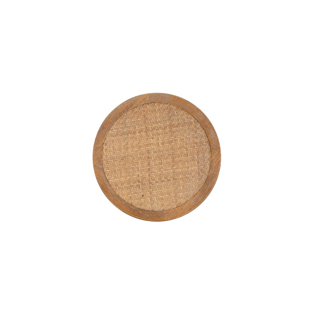 Rae Rattan Seat Backless Counter Stool. Picture 6