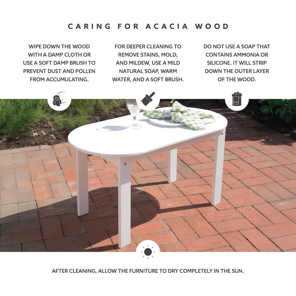 Adirondack White Coffee Table. Picture 11