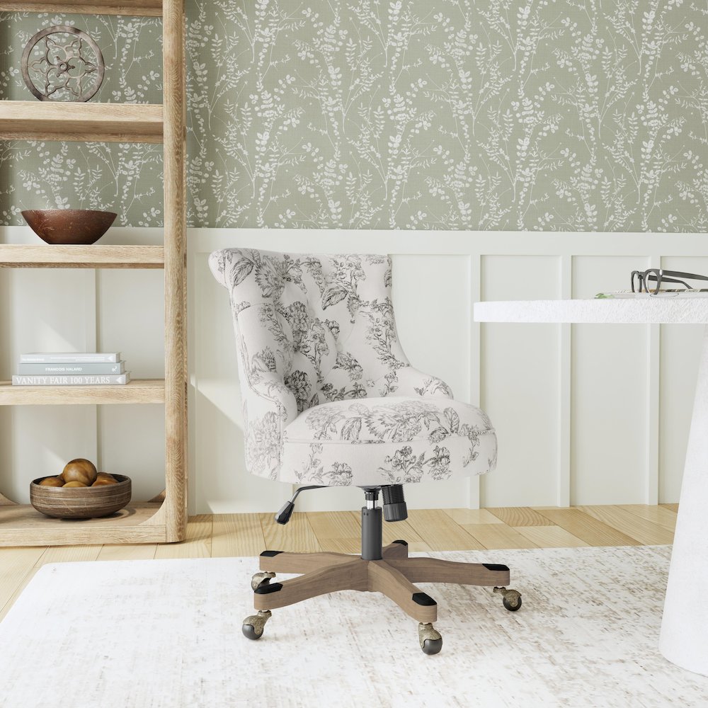 Sinclair Office Chair, Floral. Picture 5