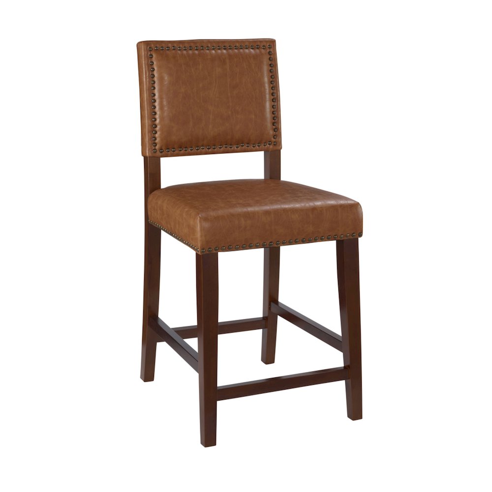 Brook Counter Stool 24 Caramel. Picture 5