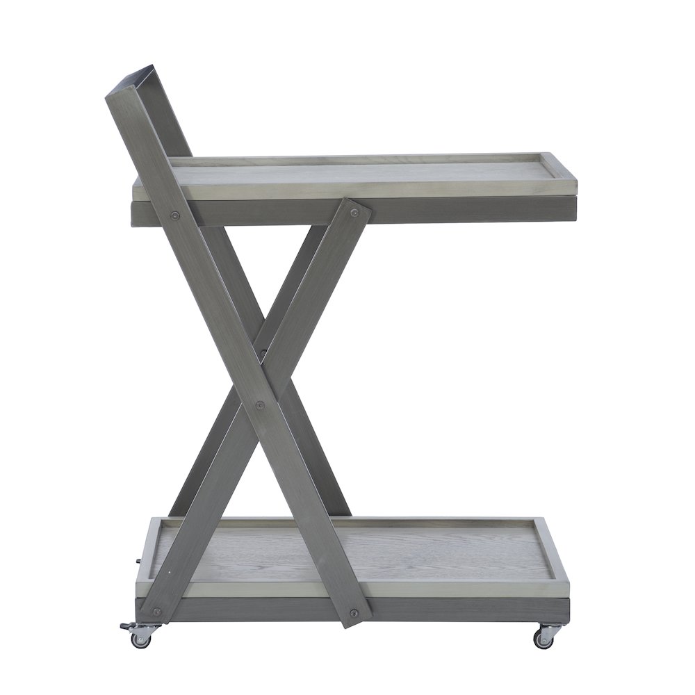 Elinore Bar Cart Pebble Gray. Picture 3
