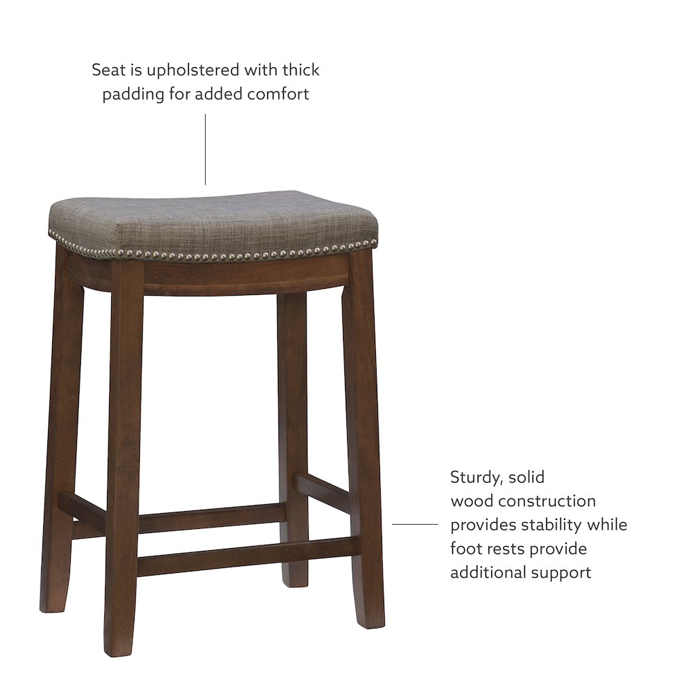 Claridge Rustic Counter Stool. Picture 9