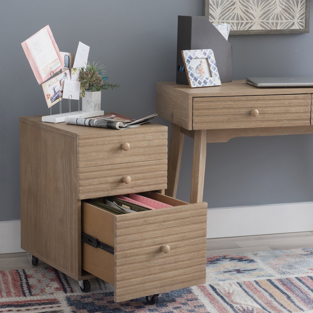 Ripples File Cabinet Natural. Picture 5