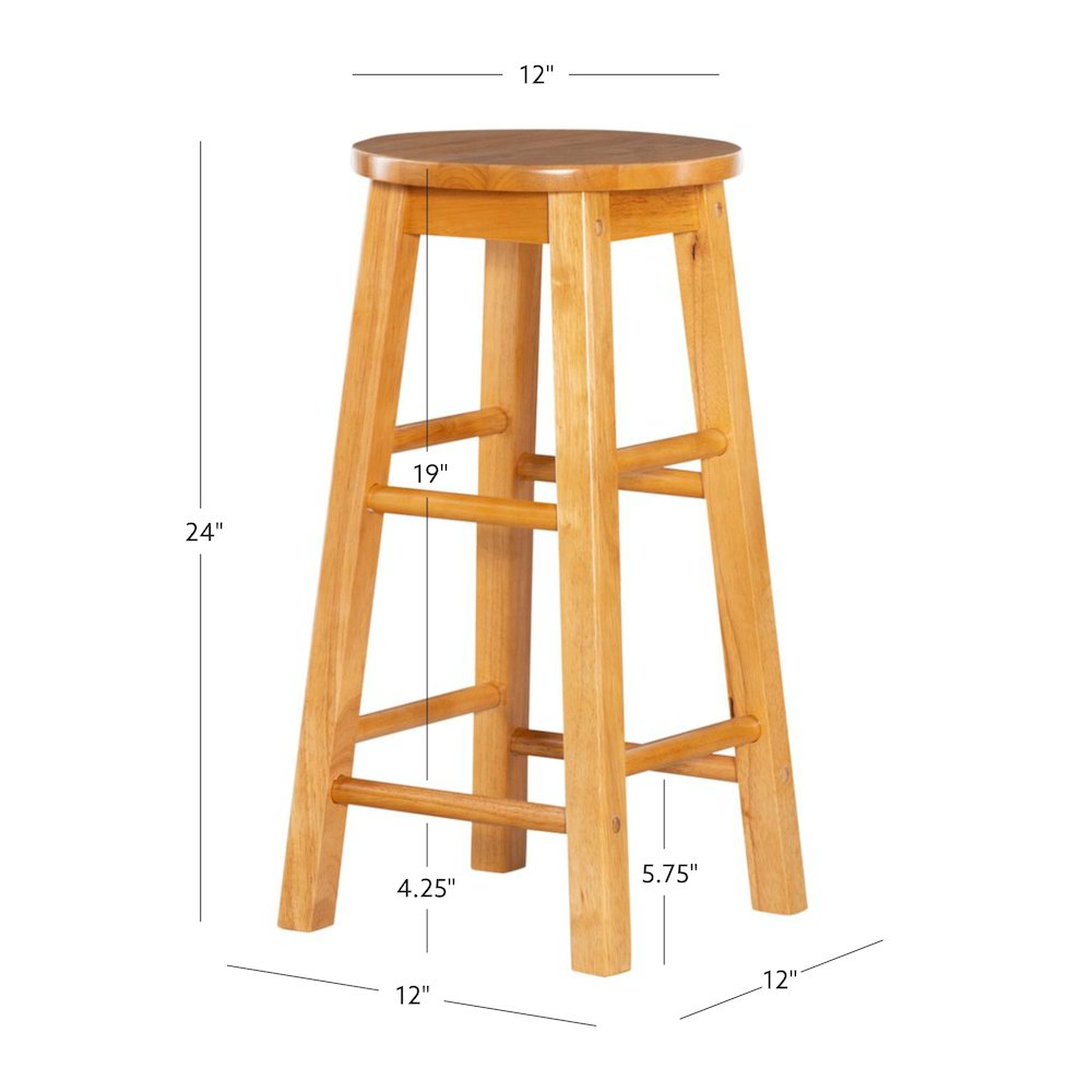 24 Inches Counter Stool With Round Seat. Picture 15