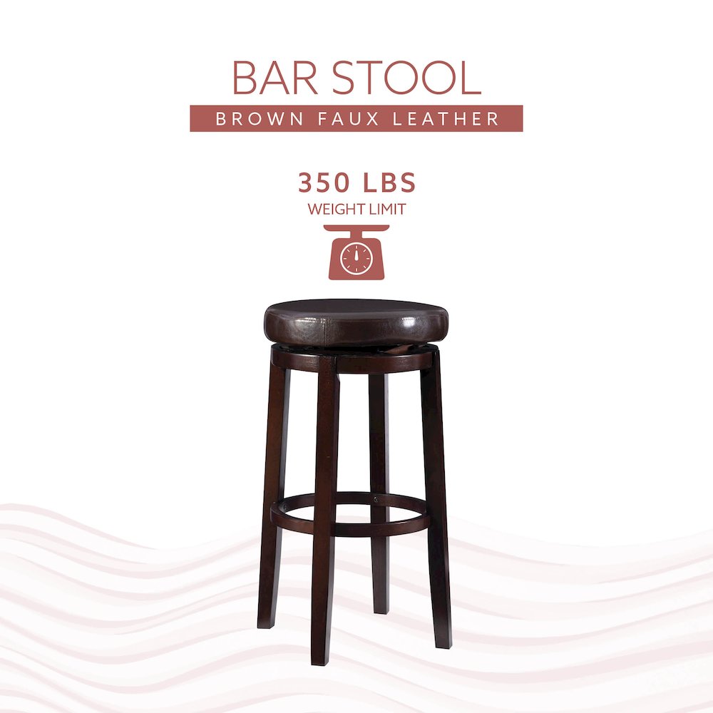 Maya Brown 29 Inches Bar Stool. Picture 13