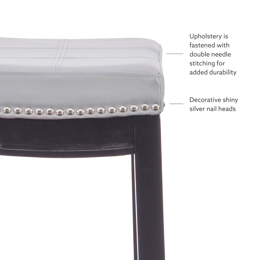 Claridge Gray Bar Stool. Picture 11