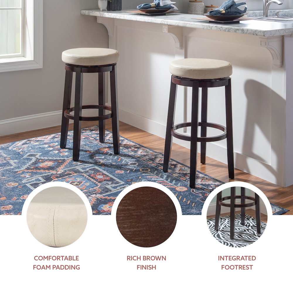 Maya Rice 29 Inches Bar Stool. Picture 11