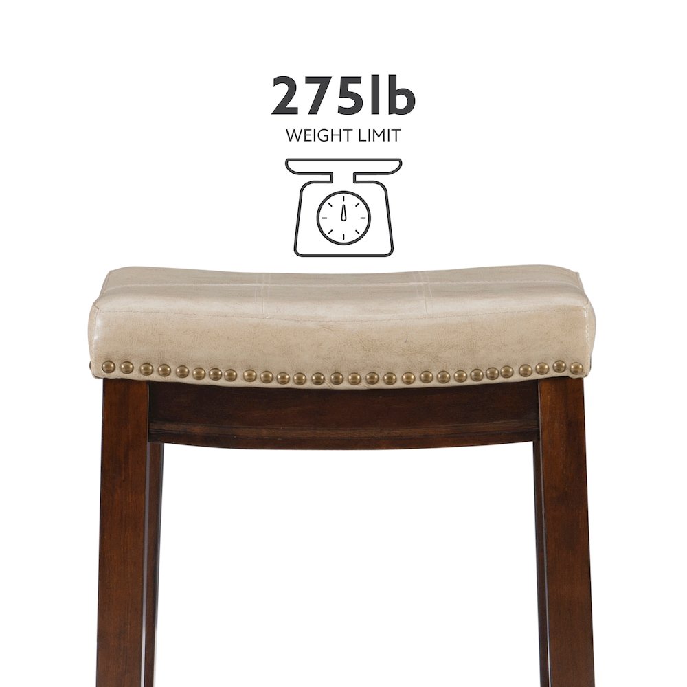 Claridge Beige Counter Stool. Picture 14