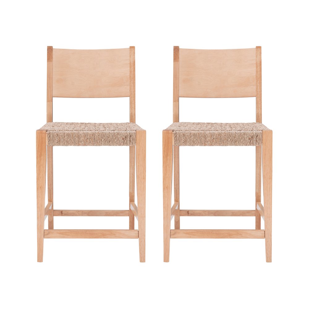 Cadence Counter Stool Natural  Set Of 2. Picture 2