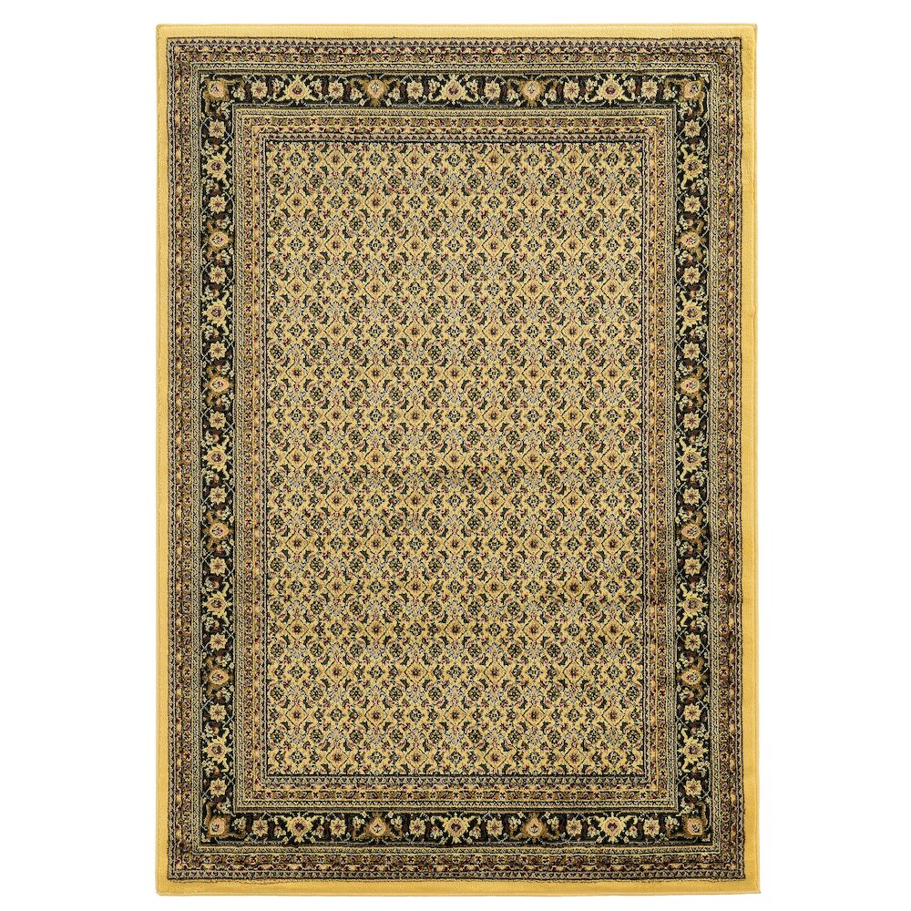 Elegance Ferehan Cream & Black 5' X 7'3", Rug. Picture 1