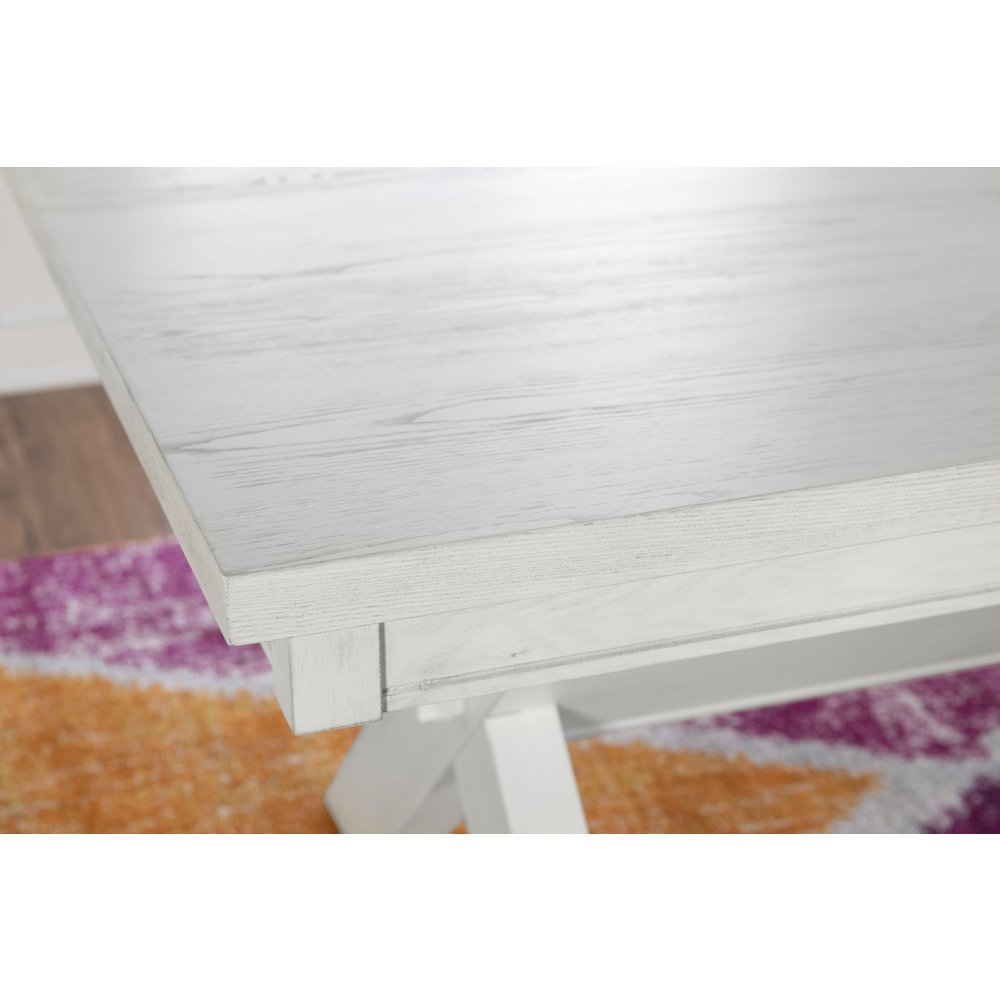 Turino Distressed White 5PC Dining Set. Picture 6