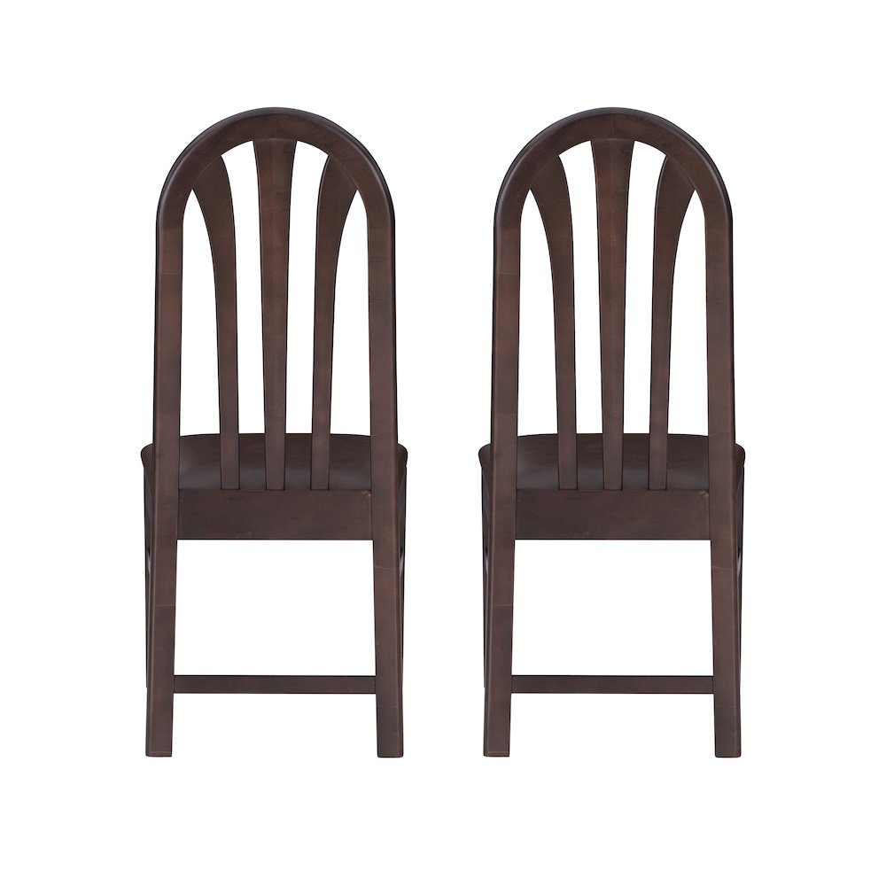 Jesper Side Chair Brown Set Of 2. Picture 8