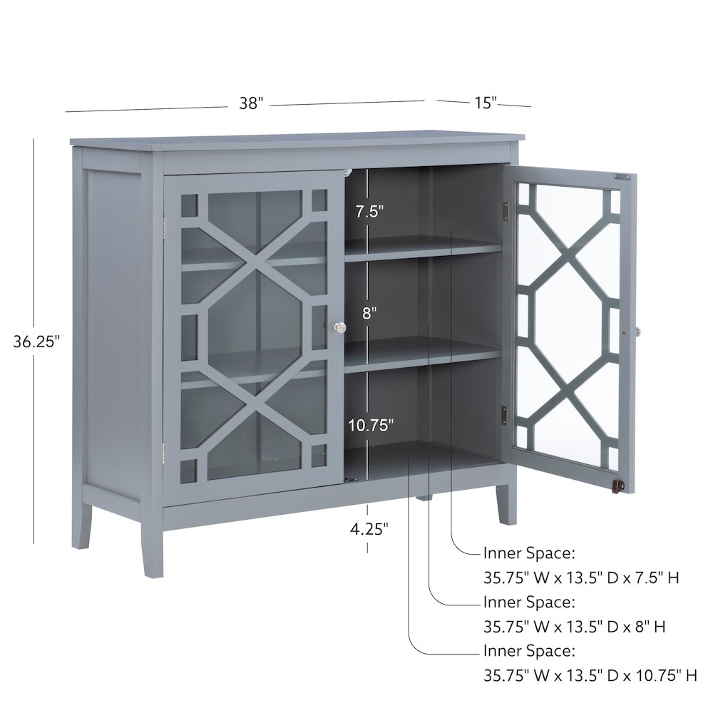 Fetti Gray Large Cabinet. Picture 13