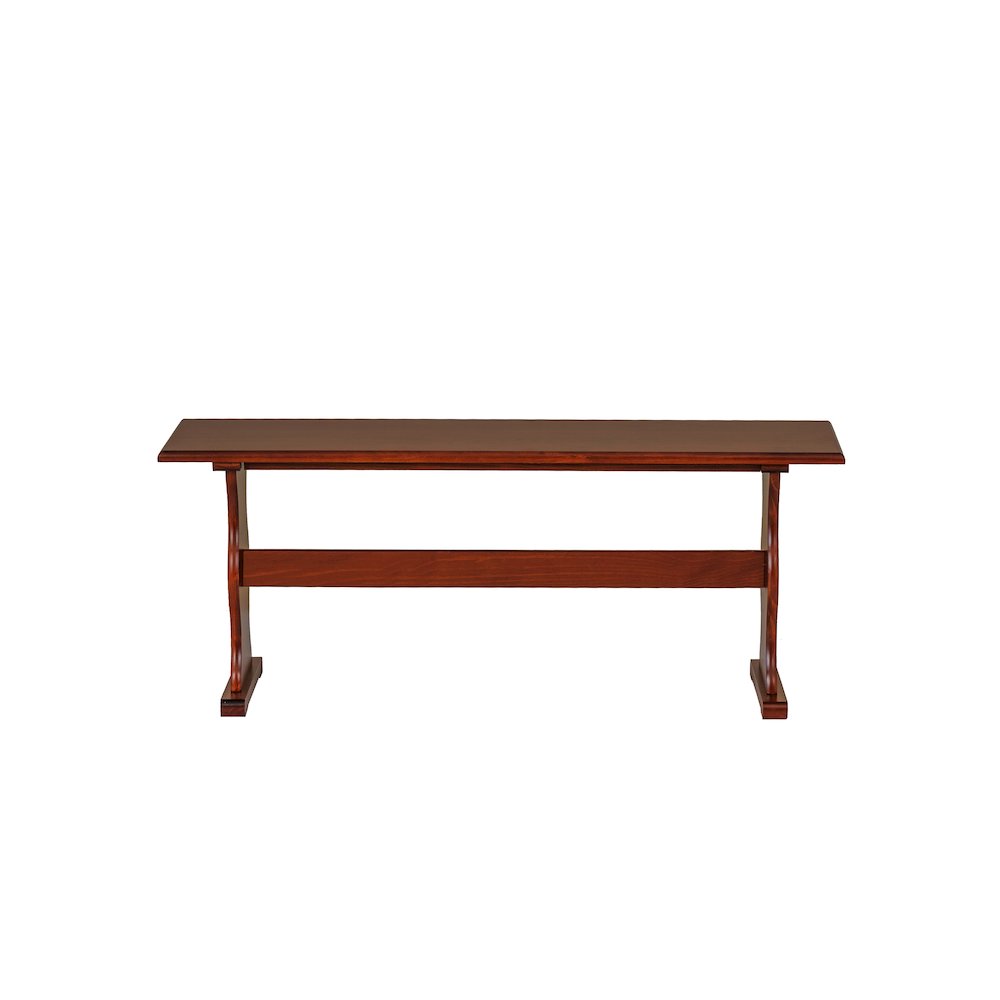 Chelsea Walnut Bench. Picture 1