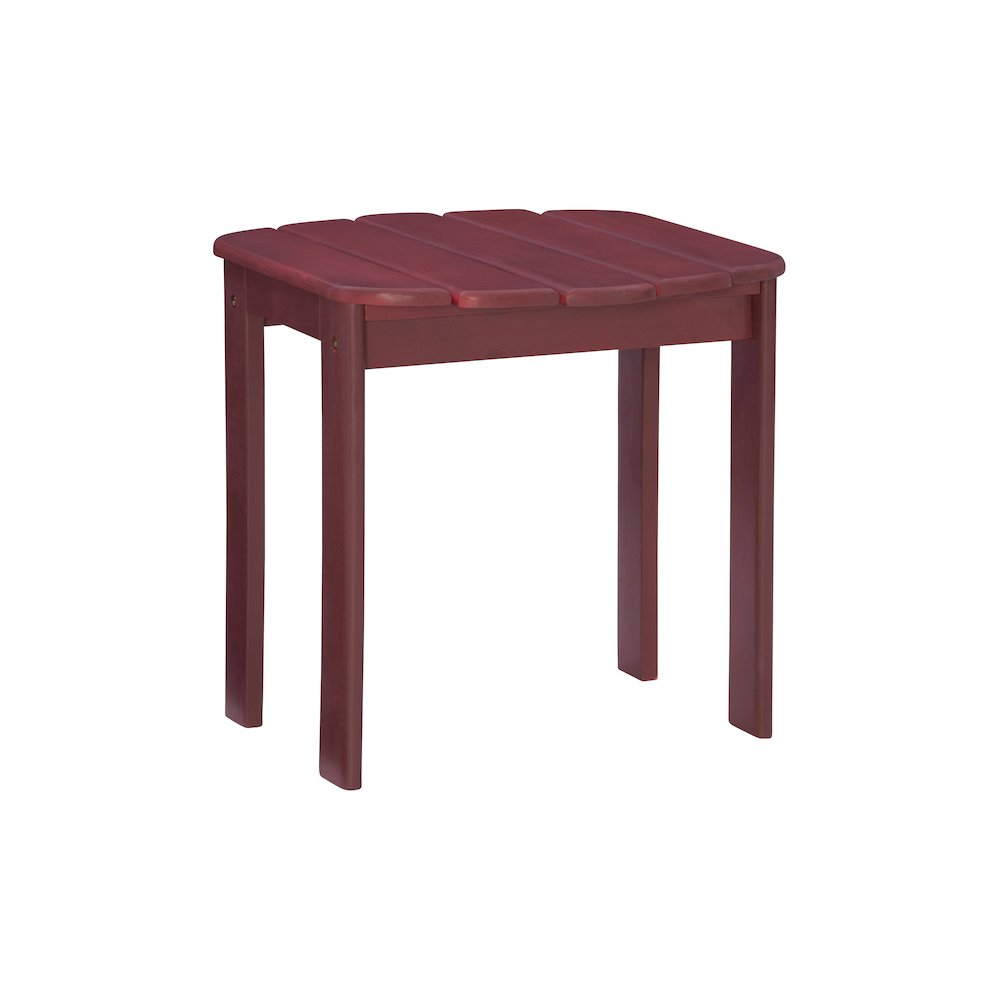 Red Adirondack End Table. Picture 8