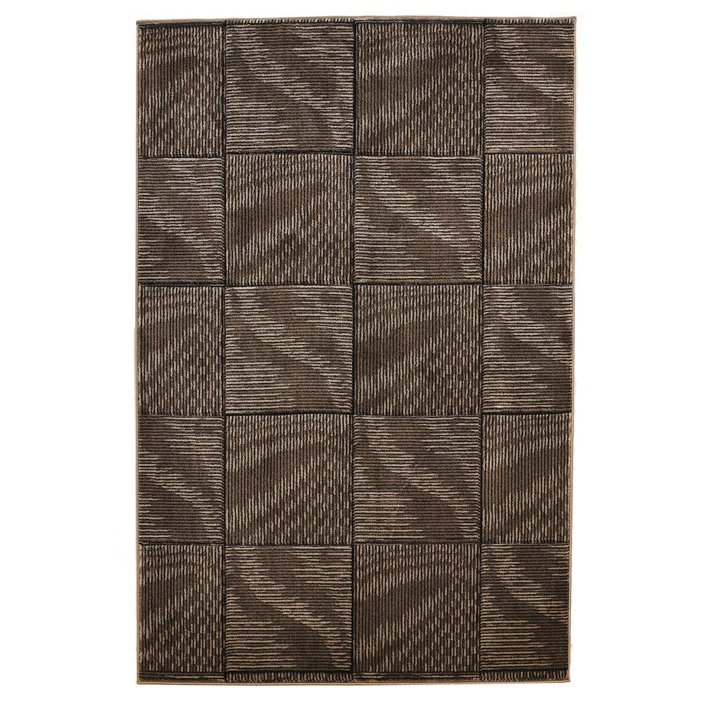 Milan Marcel Brown & Beige 8x10.4, Rug. Picture 2