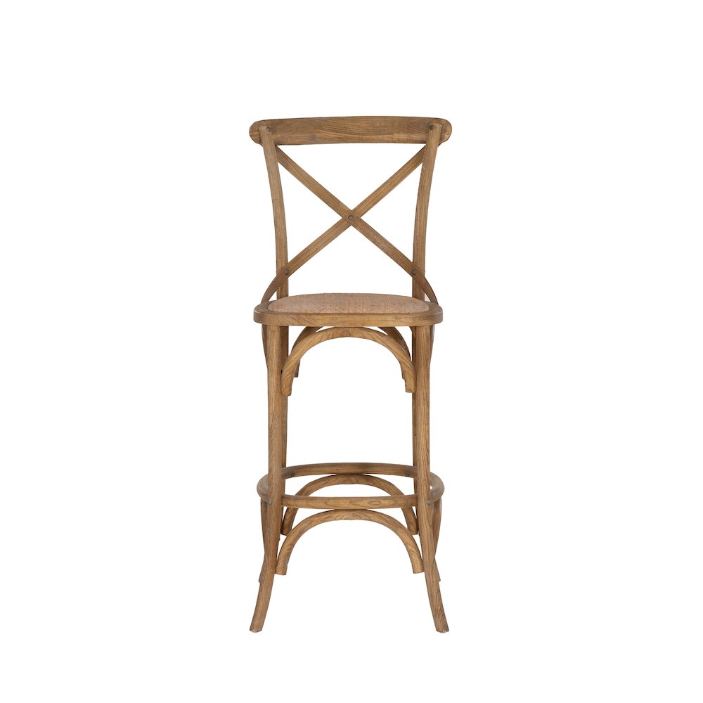 Roxy 30 In Gray Wash Bar Stool. Picture 2