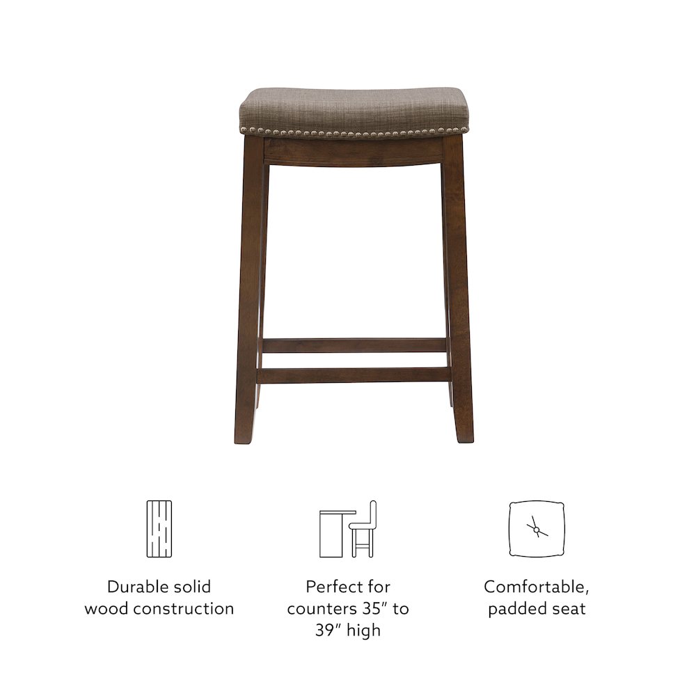 Claridge Rustic Counter Stool. Picture 12