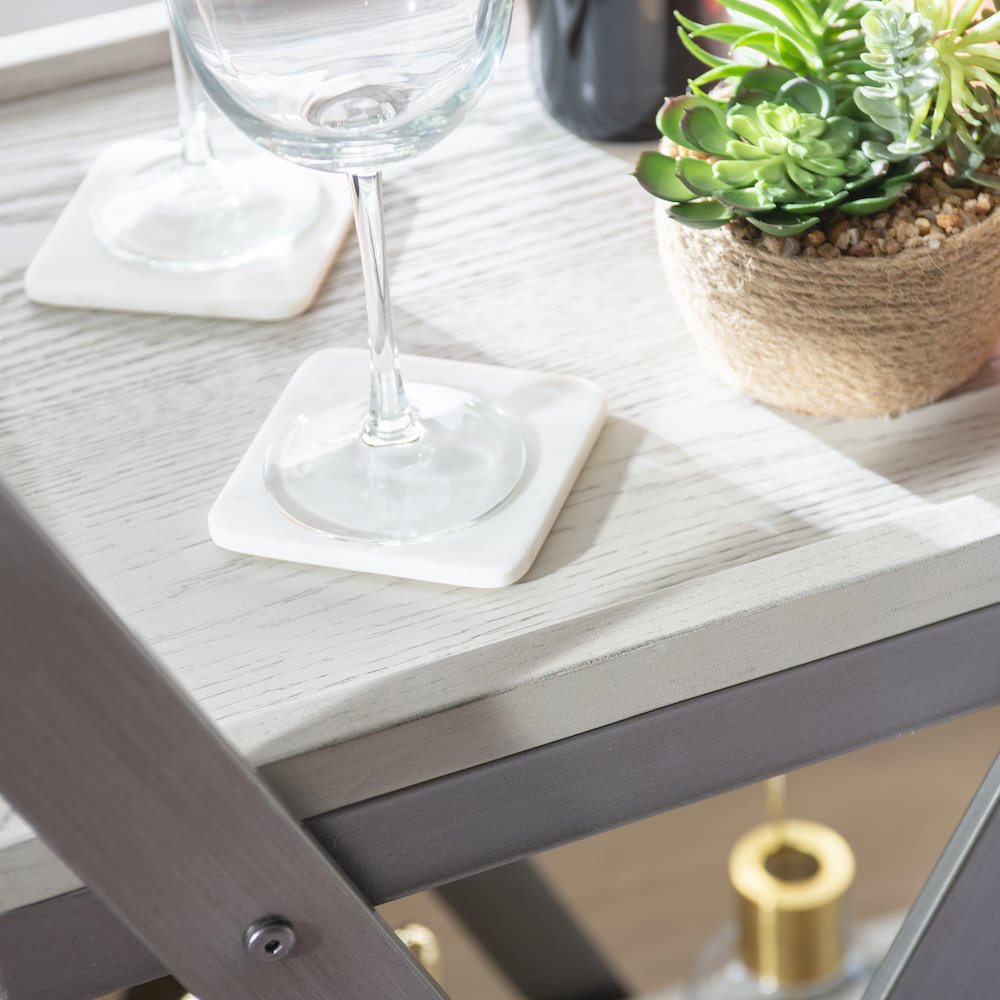 Elinore Bar Cart Pebble Gray. Picture 5