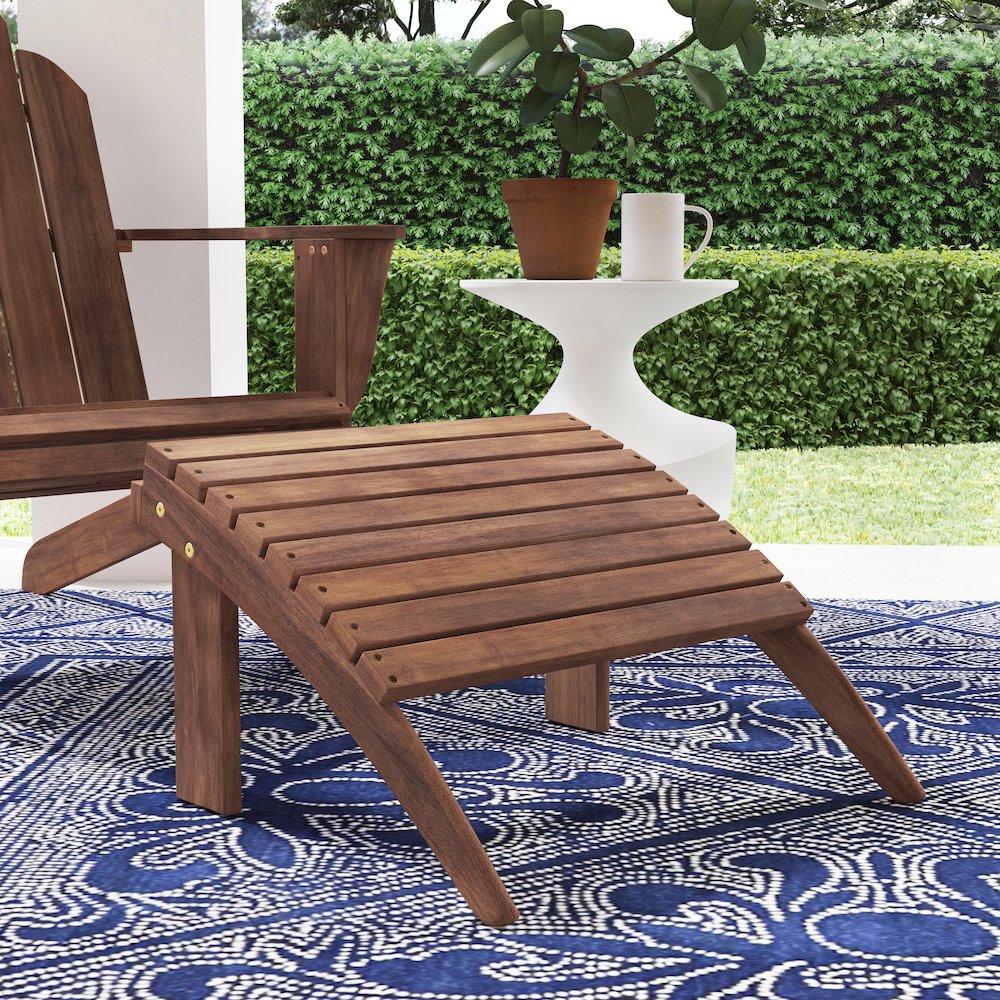 Acorn Adirondack Ottoman. Picture 5